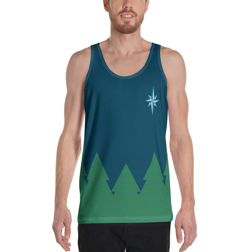 Northern Lights Unisex Tank Top